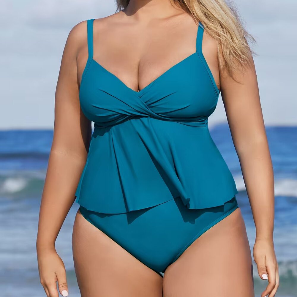 Cupshe High Waist Bikini Bottoms 3X | NWT – Plus Size Classic Swim Bottom
